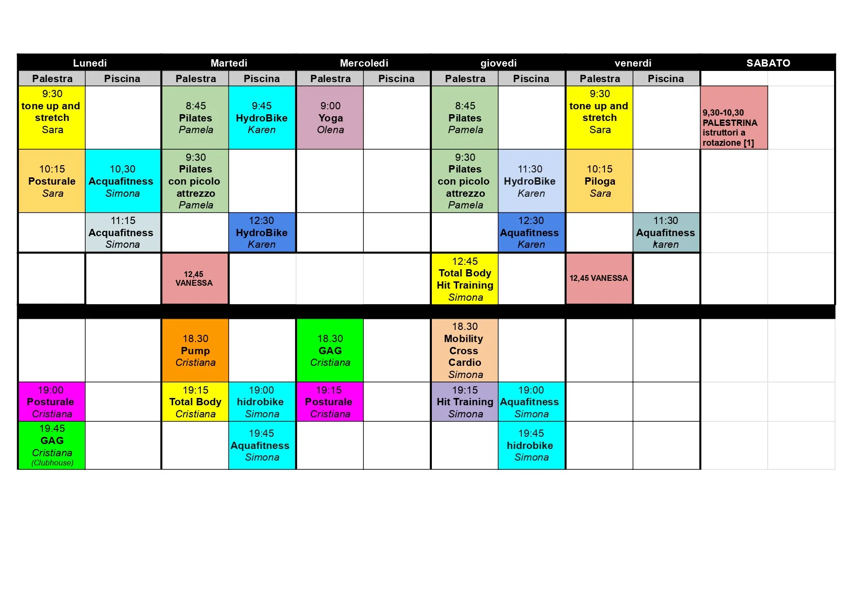 Fitness & Aquafitness